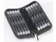 Homöopathische Taschenapotheke Klassik 20 Schlaufen Leder schwarz mit Braungläsern (UV-Schutz)