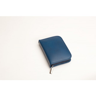 Homöopathische Taschenapotheke Klassik 30 Schlaufen Leder blau mit Braungläsern (UV-Schutz)
