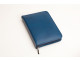 Homöopathische Taschenapotheke Klassik 64 Schlaufen Leder blau mit Braungläsern (UV-Schutz)