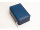 Homöopathische Taschenapotheke Klassik 204 Schlaufen Leder blau mit Klargläsern