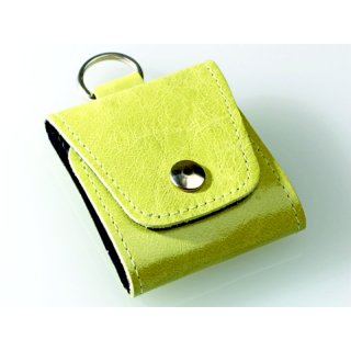 Taschenapotheke Notfalletui 4 Schlaufen/Gläser Leder grün mit Braungläsern (UV-Schutz) und Etiketten