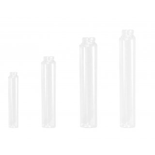 Rollrandglas 2ml/g für Flüssigkeiten Klarglas mit Stopfen 100 Stück