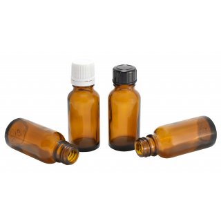 20ml Medizinflaschen braun, 10 Stück, UV Schutz