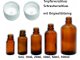 195 Stück 10ml Apothekerflaschen mit Schrauberverschluß, Medizinflaschen UV-Schutz Braunglas
