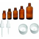 195 Stück 10ml Apothekerflaschen mit Pipetten, Medizinflaschen UV-Schutz Braunglas